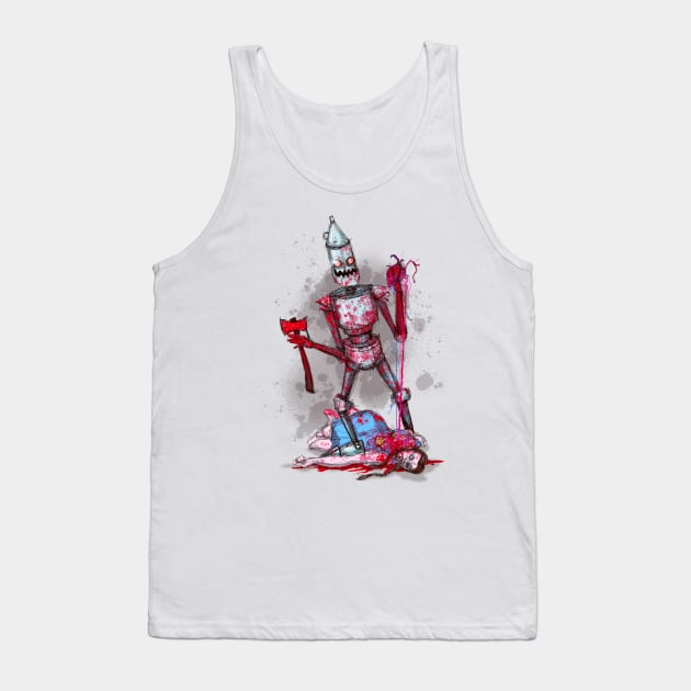 Tin Man Gets A Heart Tank Top by LVBart